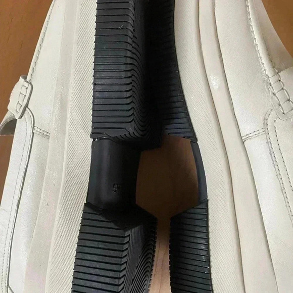 New Sperry Highland White Leather Upper Penny Loafer Platform Academia Preppy9.5 - Picture 10 of 14